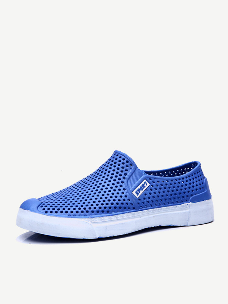 Men Light Weight Slip On Casual Beach Hole Water Shoes