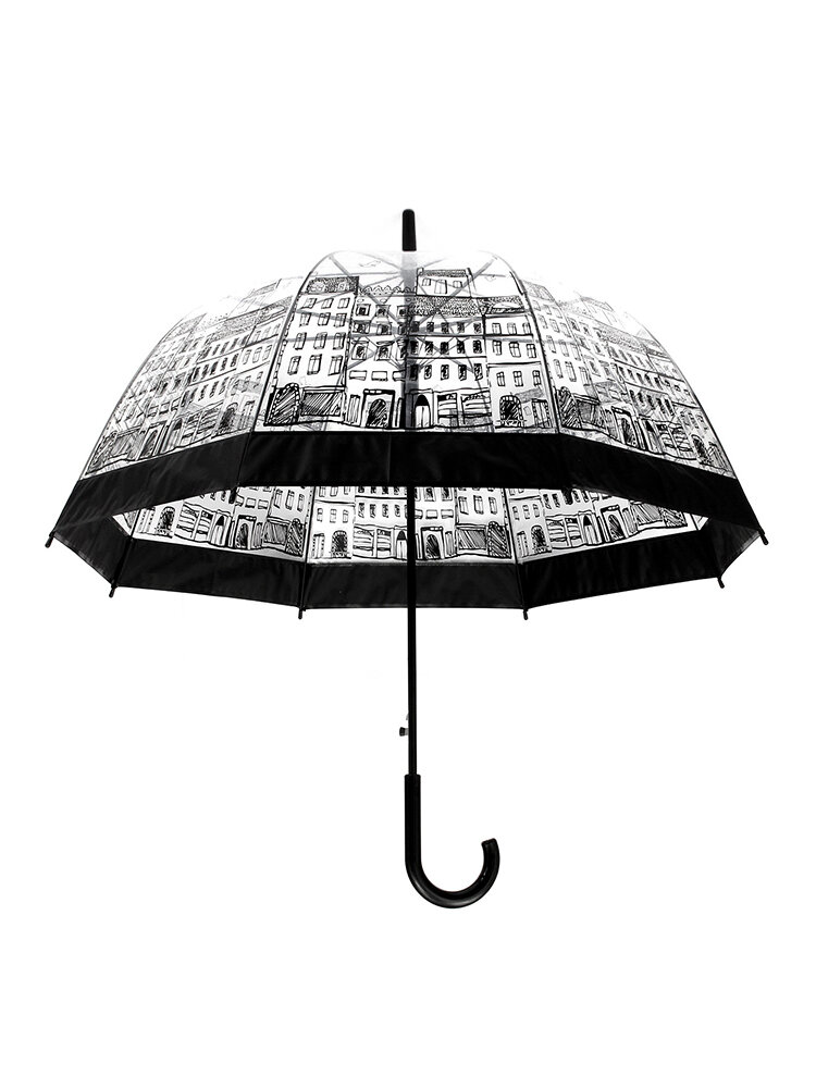 Lady Transparent Lace Umbrella Girl Beard Outdoor House Creative Elegant Rain Gear