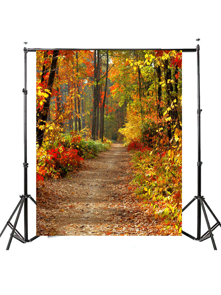 3X5FT Autumn Fall Forest Photography Vinyl Background Studio Photo Backdrops