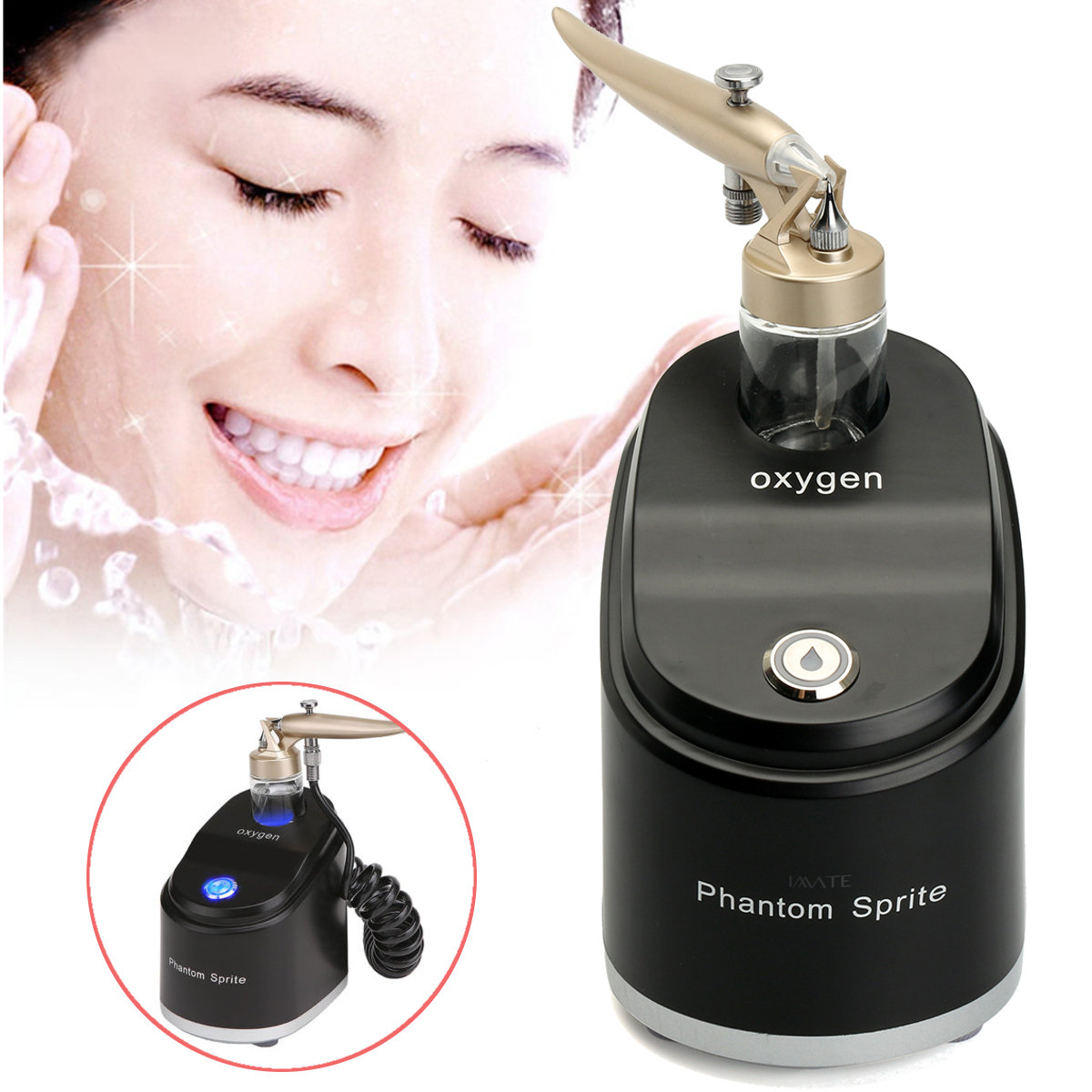 Face Spray Beauty Instrument Moisturizing Replenishment Skin Rejuvenation Oxygen Meter Skin Care