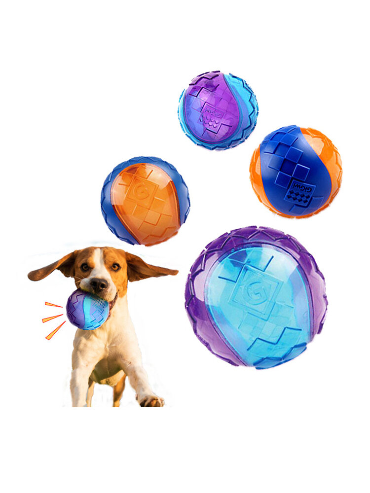 

Dog Chew Toy Ball Interactive Dog Training Inflatable Grind Teeth Ball For Home Outdoor Games