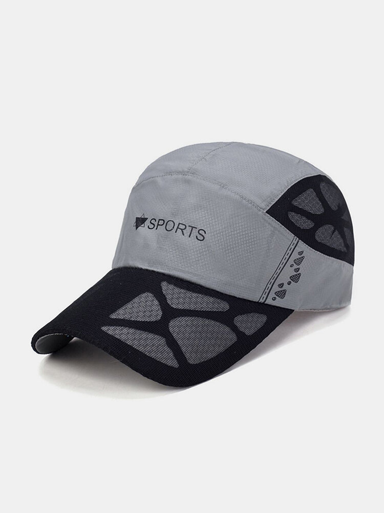 Mens Womens Ultra-thin Breathable Quick-drying Mesh Anti-UV Baseball Cap Outdoor Casual Net Hat