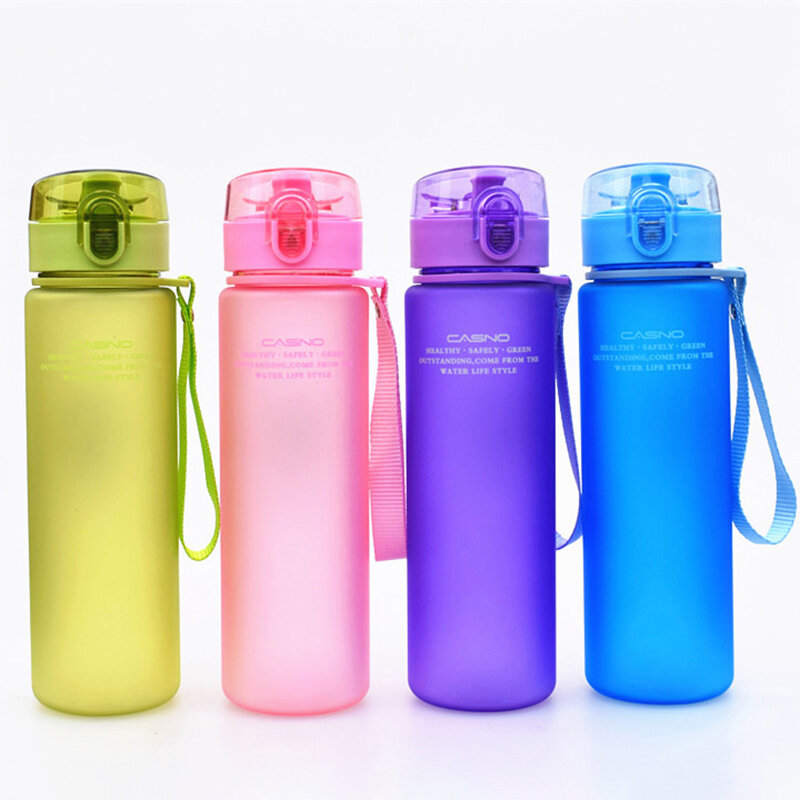 560ml BPA Free Leak Proof Sports Water Bottle High Quality Tour Hiking Portable Bottles