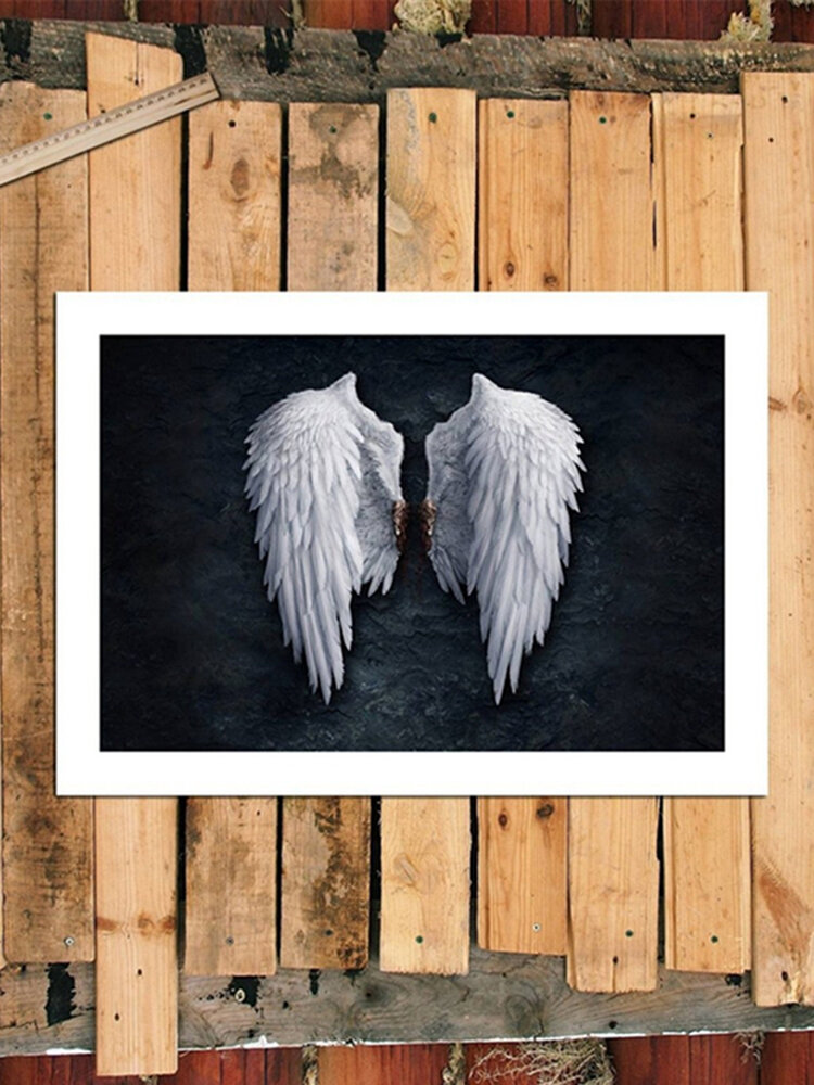 

Unframed Angel Wings Fashion Abstract Wall Art Painting Living Room Bedroom Artwork Decor