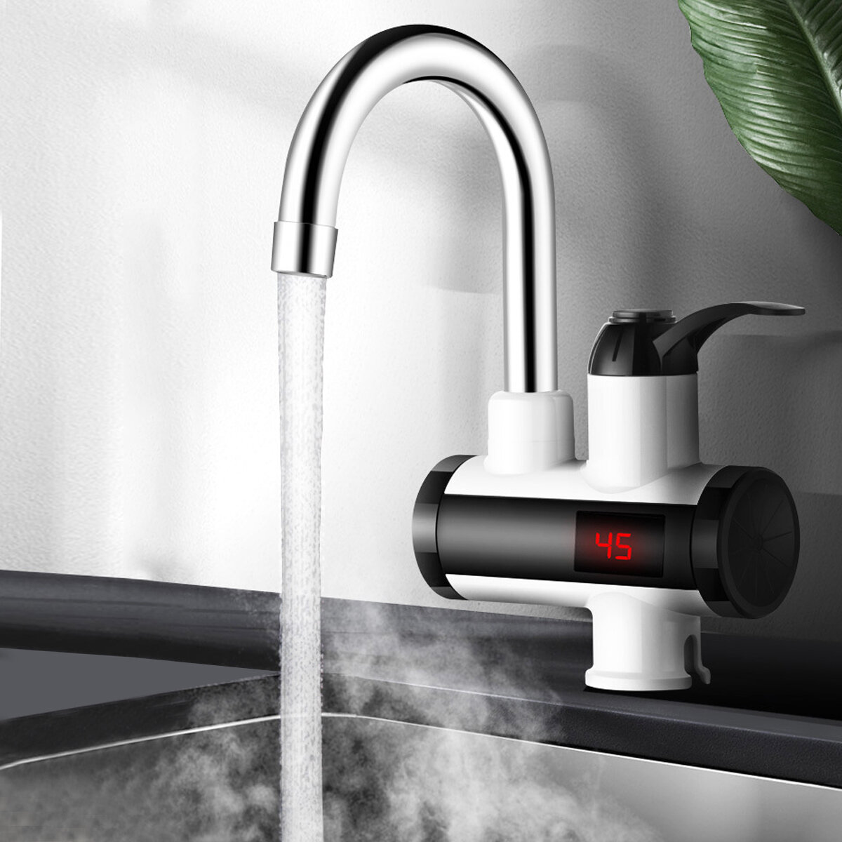 

3000W Electric Kitchen Water Heater Tap Instant Hot Water Faucet Heater Cold Heating Faucet Tankless Instant