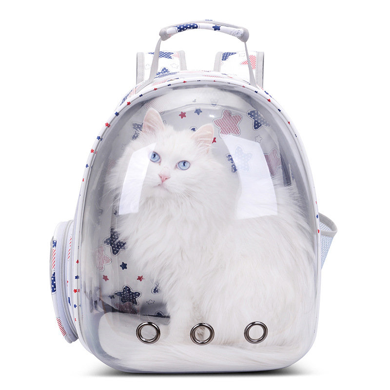 3 Colors Breathable Transparent Pet Travel Backpack Dog Cat Outdoor Carrier Bag