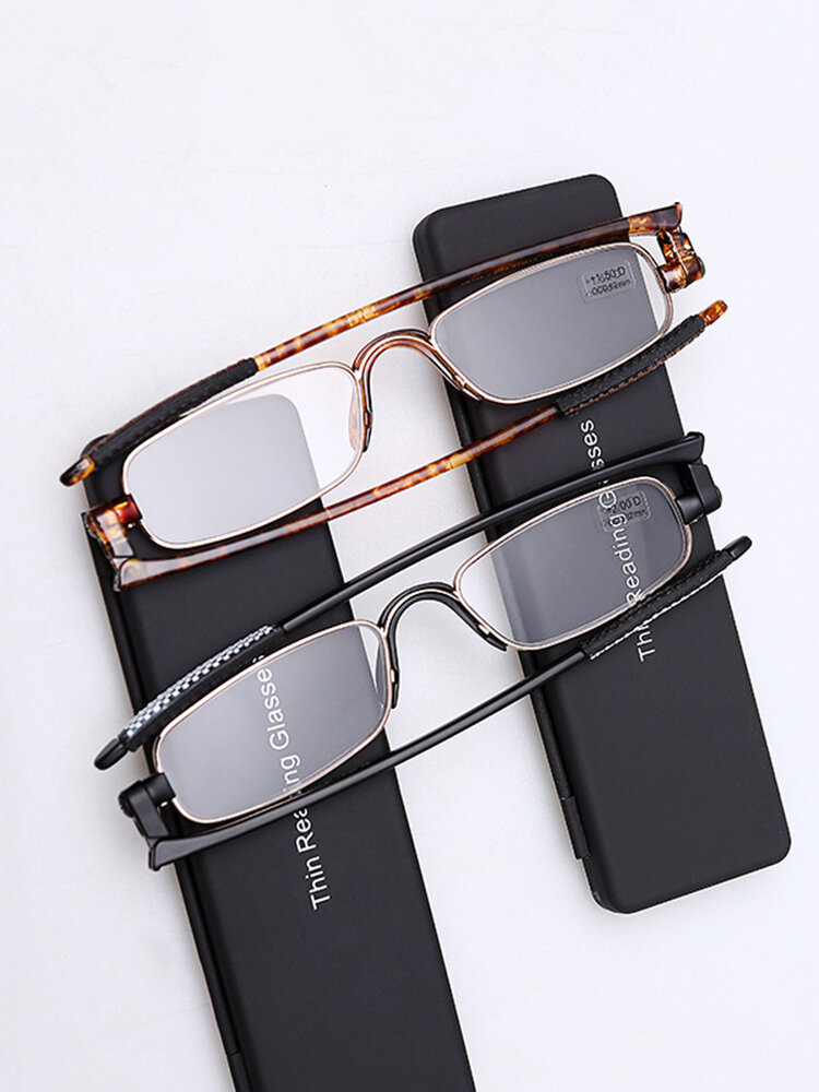 Men Women Rotatable High Definition Reading Glasses Outdoor Home Light Computer Presbyopic Glasses 