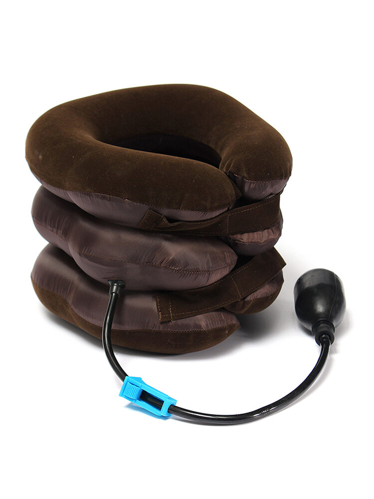 

Neck Traction Neck Cervical Traction Collar Device For Neck And Back Pain Relief Inflatable Spine Alignment Pillow
