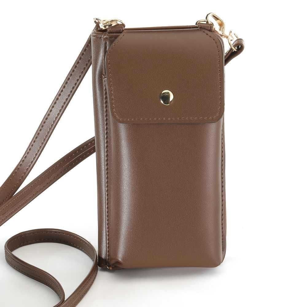Women Multi-Function Pu Leather Wallet Phone Bag Crossbody Bag HandBag 