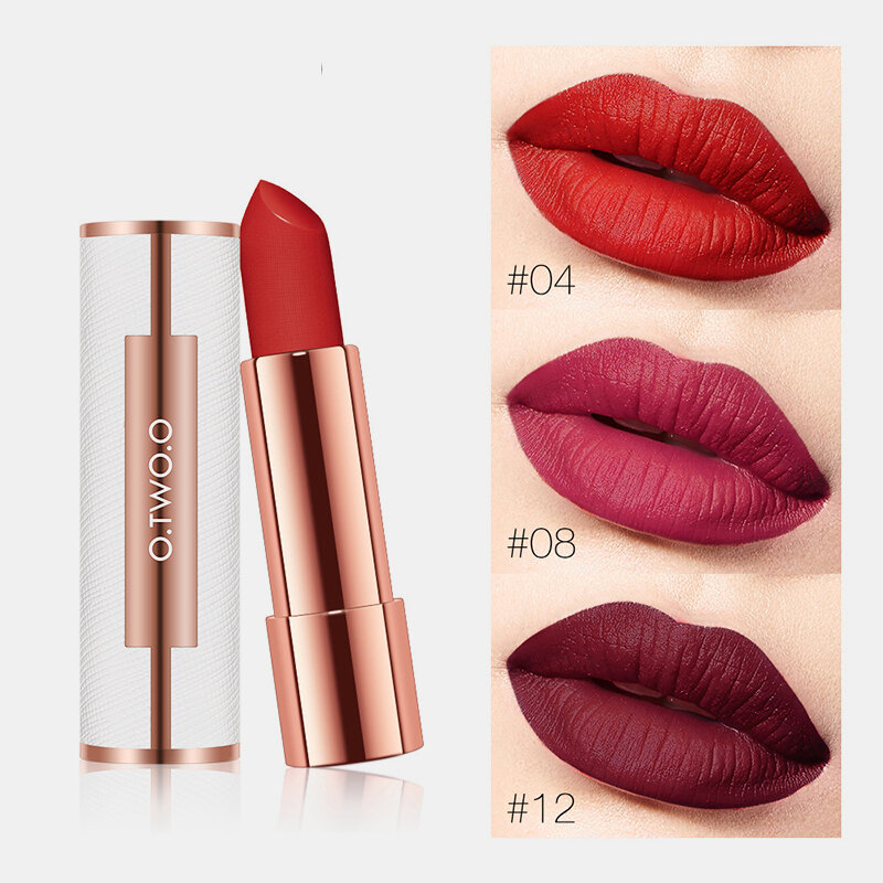 

12 Colors Matte Lipstick Nude Moisturizing Non-Stick Cup Non-Fading Lasting Lip Makeup, #01;#02;#03;#04;#05;#06;#07;#08;#09;#10;#11;#12