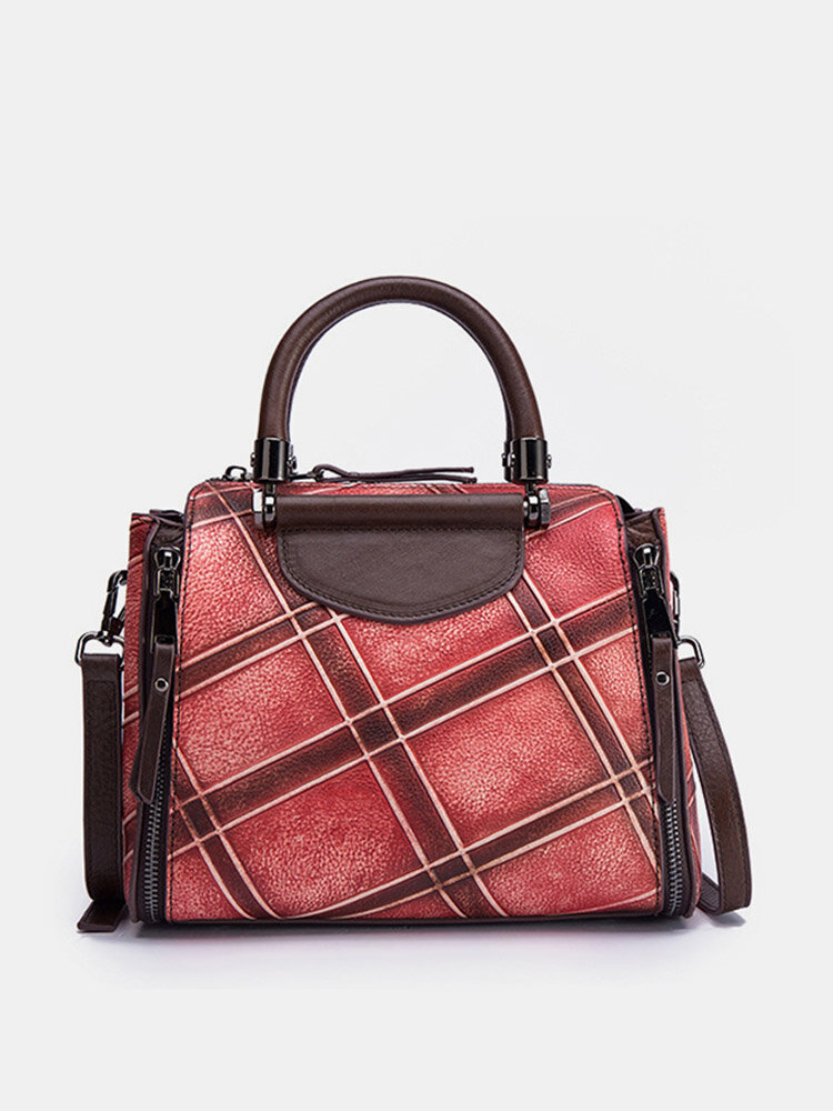 Women Genuine Leather Vintage Personalized Handbag Crossbody Bag