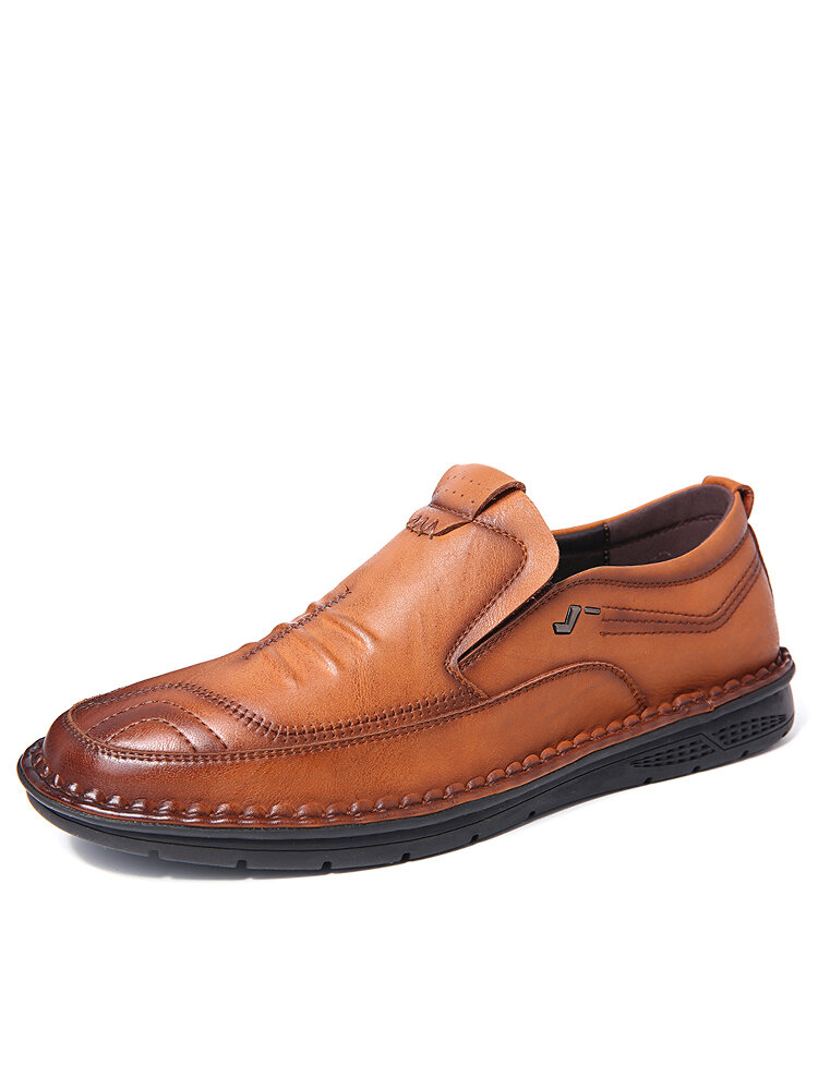Men Microfiber Leather Super Soft Slip On Driving Casual Loafers