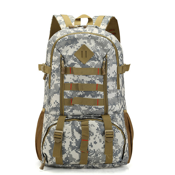 

40 L Big Capacity Backpack Outdoor Waterproof Nylon Men's Backpack Sports Bags, Brown;jungle;cp;desert