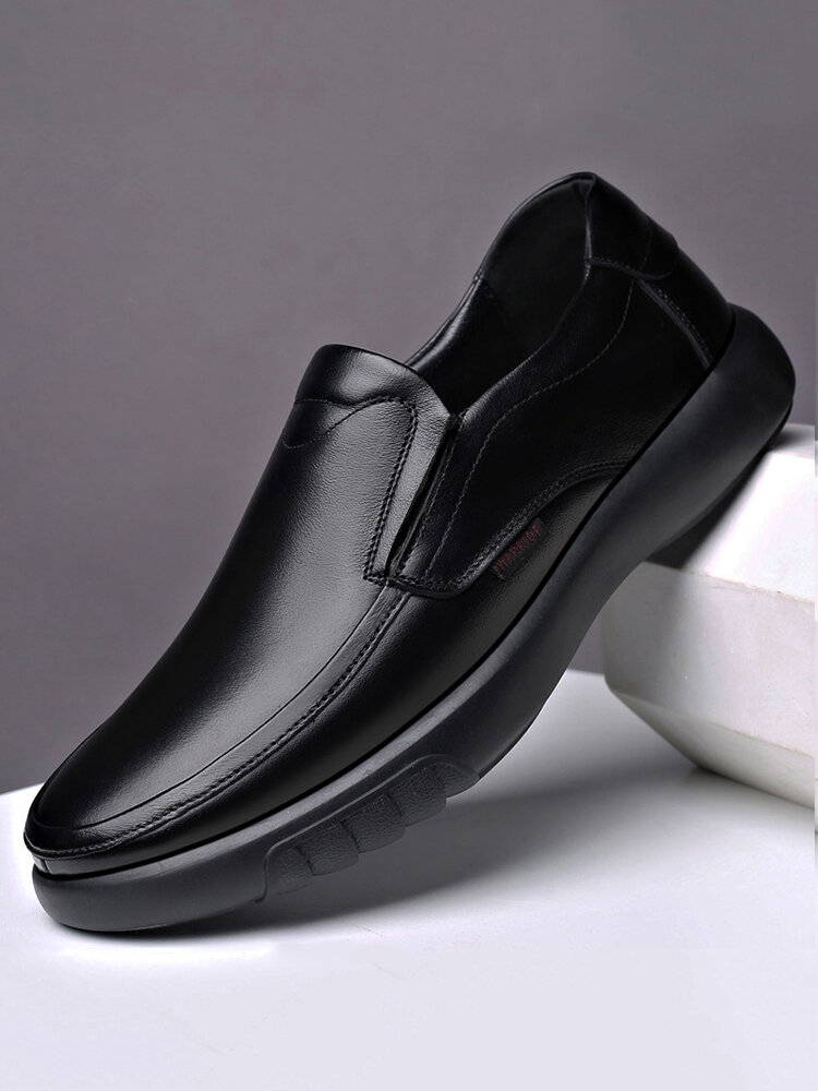 Men Non Slip Slip-ons Soft Sole Business Casual Leather Shoes