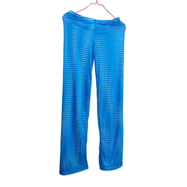 

Sexy Super Thin Translucent Loose Fit Elastci Waistband Knitting Nylon Pajamas, Red;black;blue