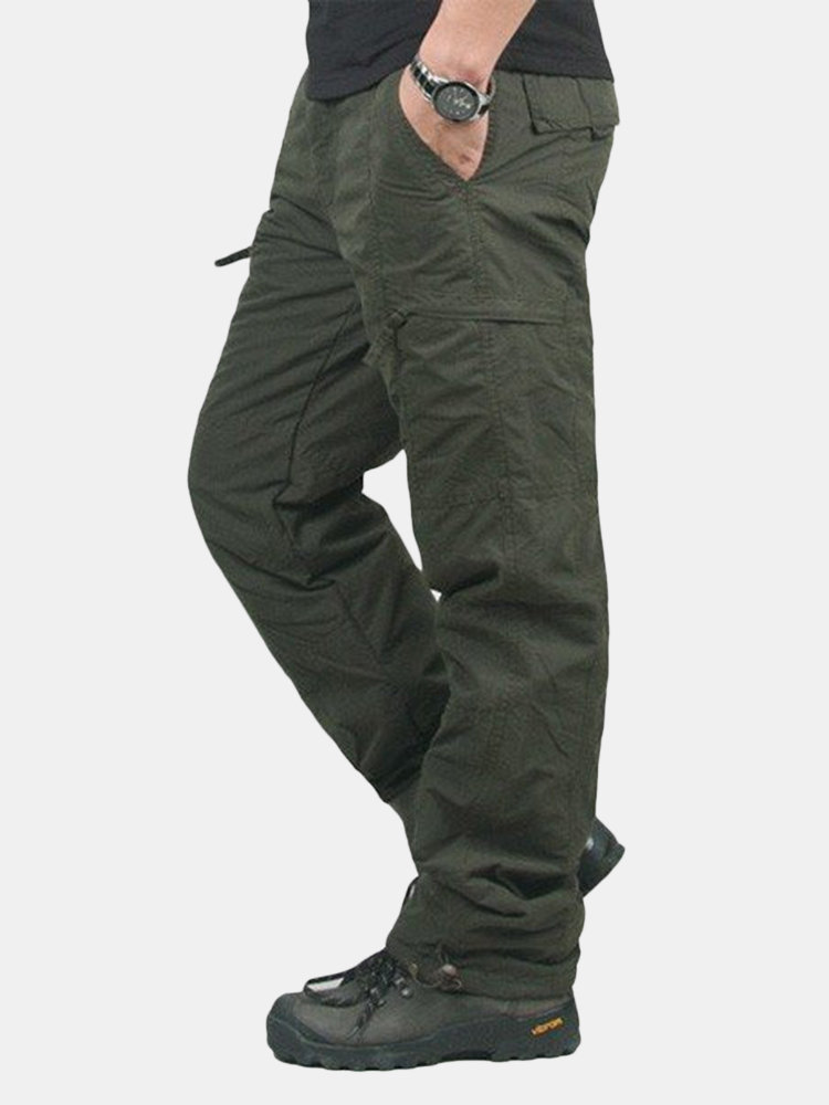 MAGCOMSEN Pantalon Cargo Homme Militaire Pantalon de Travail Homme en Coton avec Poche pour Pantalon de Combat Tactique Plein air Camping Randonnée Slim Fit