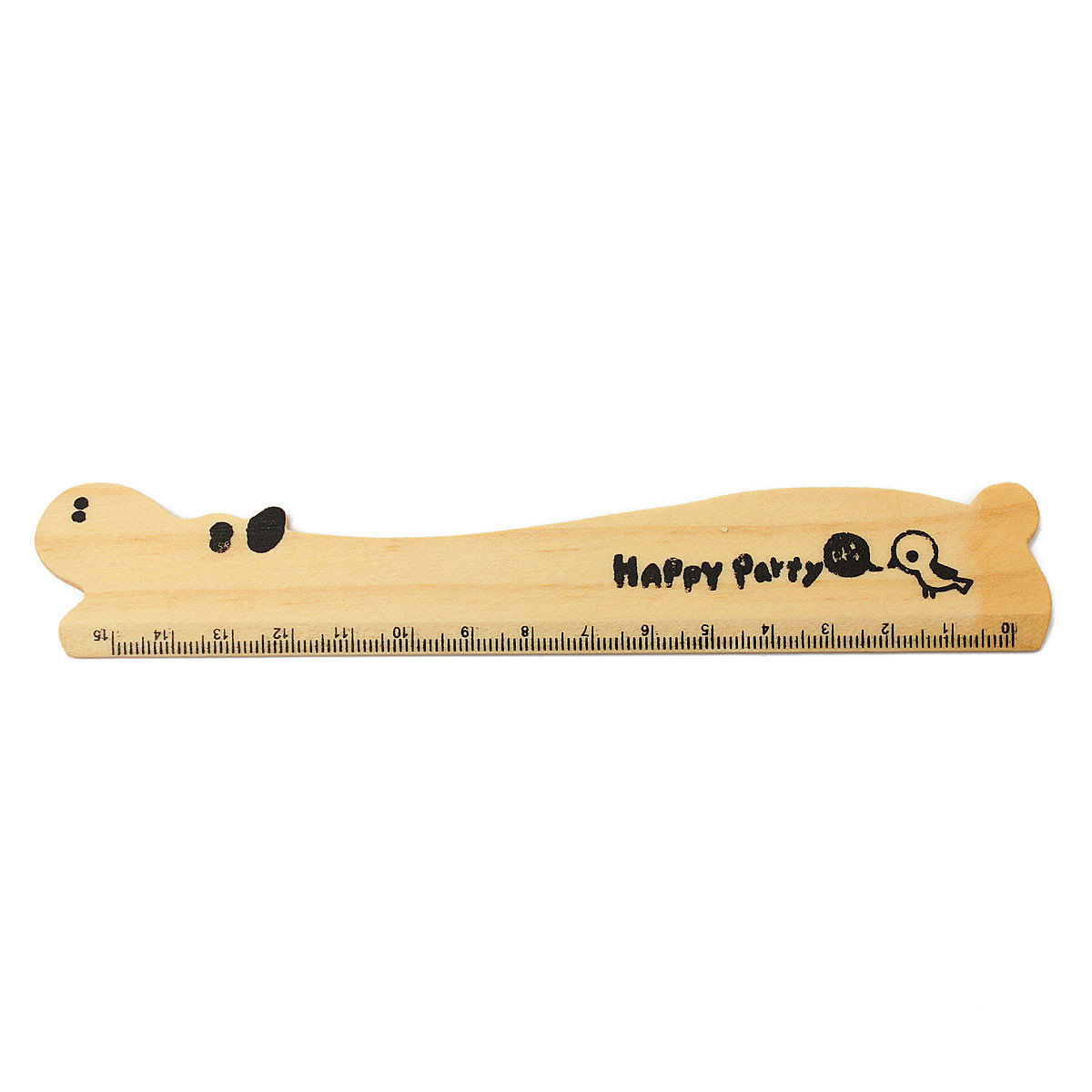 Wooden Cartoon Animal Style Bookmark Note Ruler For Student Stationery Education