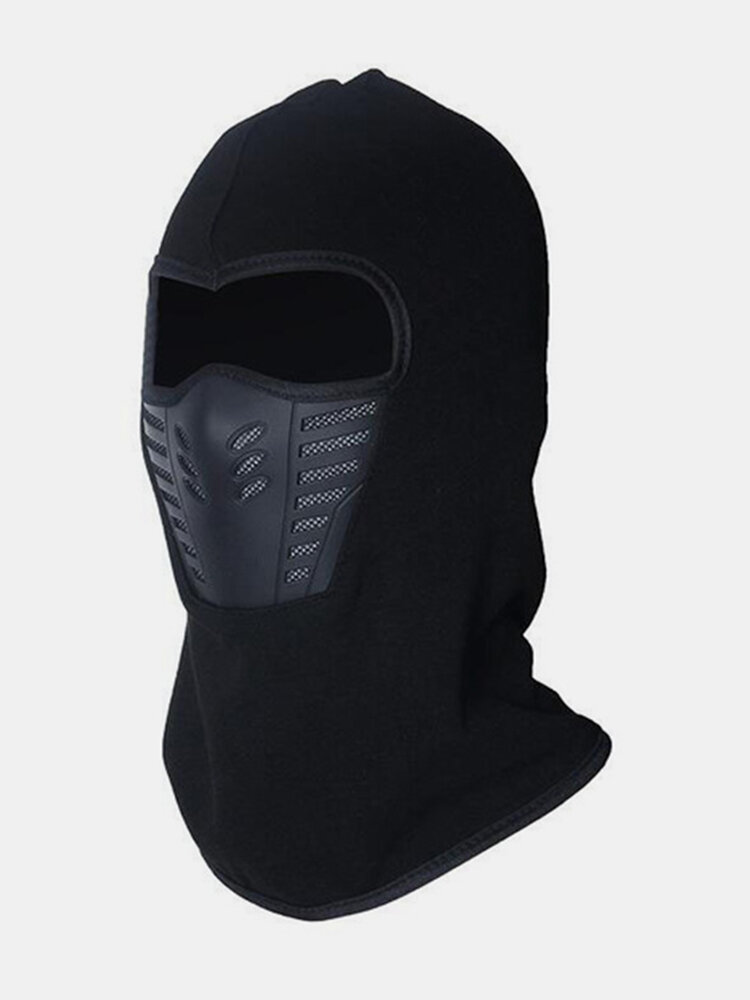 Windproof Riding Masked Caps Men And Women Thickening Fleece Cap Bib Mask