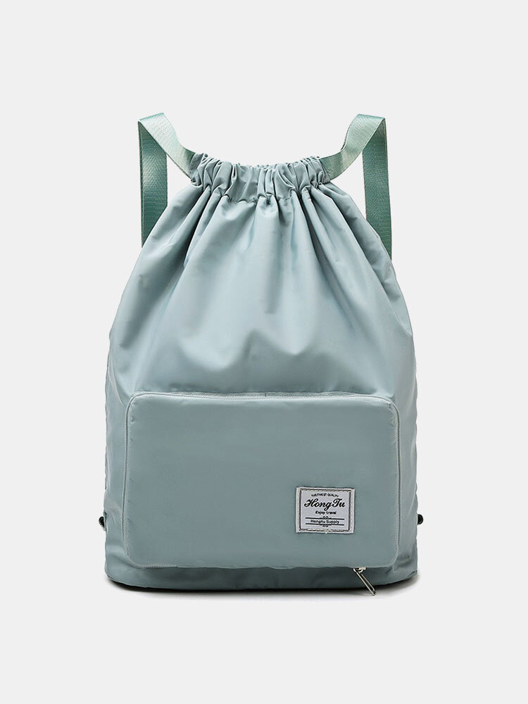 Women Nylon Brief Waterproof Large Capacity Foldable Sport Backpack