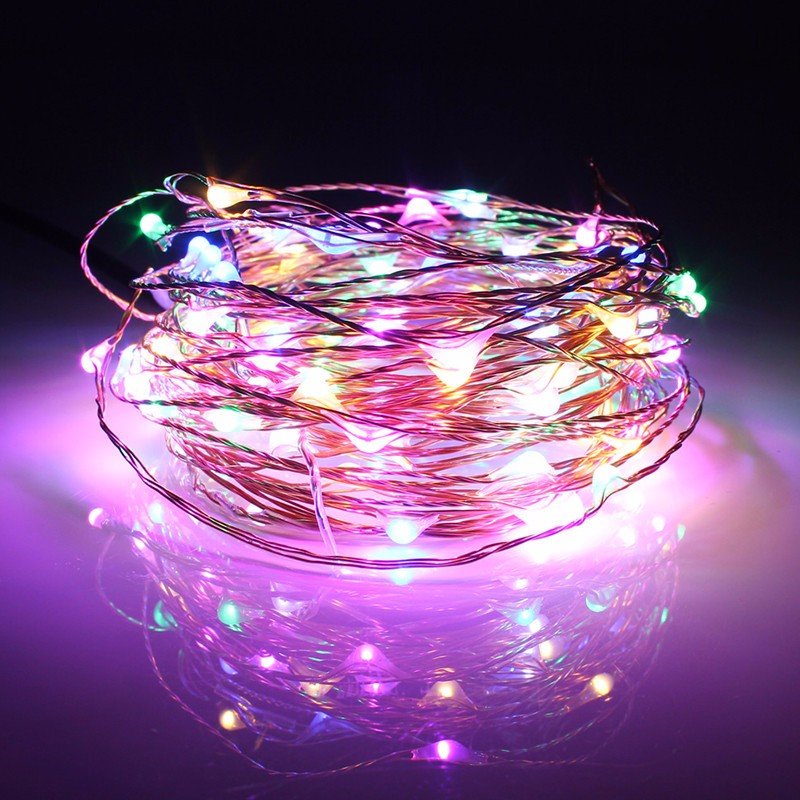 

10M 100 LED Solar Powered Copper Wire Fairy String Light for Christmas Party Home Decor, Multicolor;blue;white;warm white