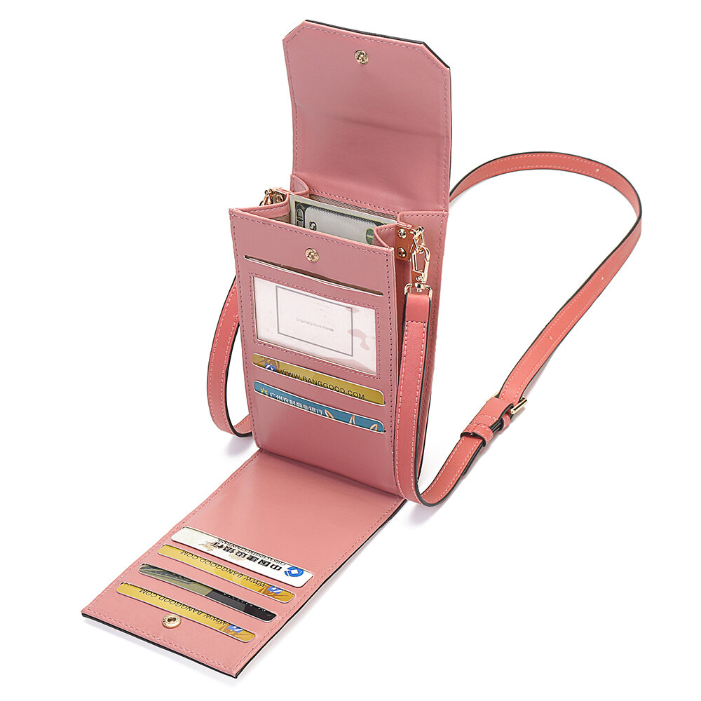 Hot-sale designer Brenice Women Solid Flap Card Bag Phone Bag Crossbody Bag Online - NewChic