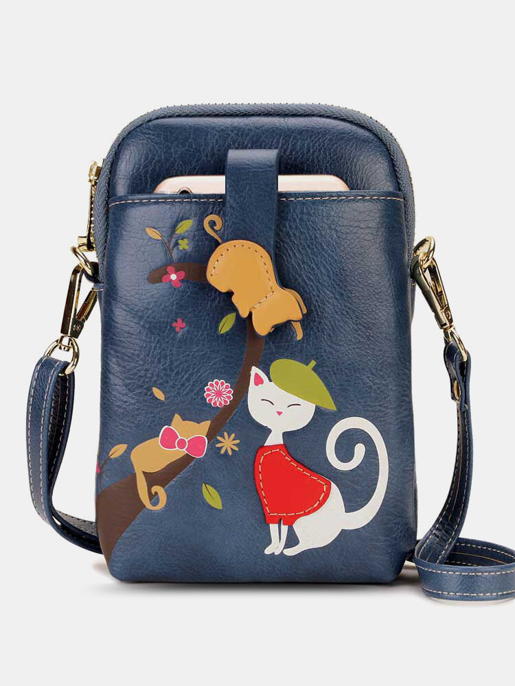 المرأة حقيبة كروسبودي القط نمط حقيبة يد