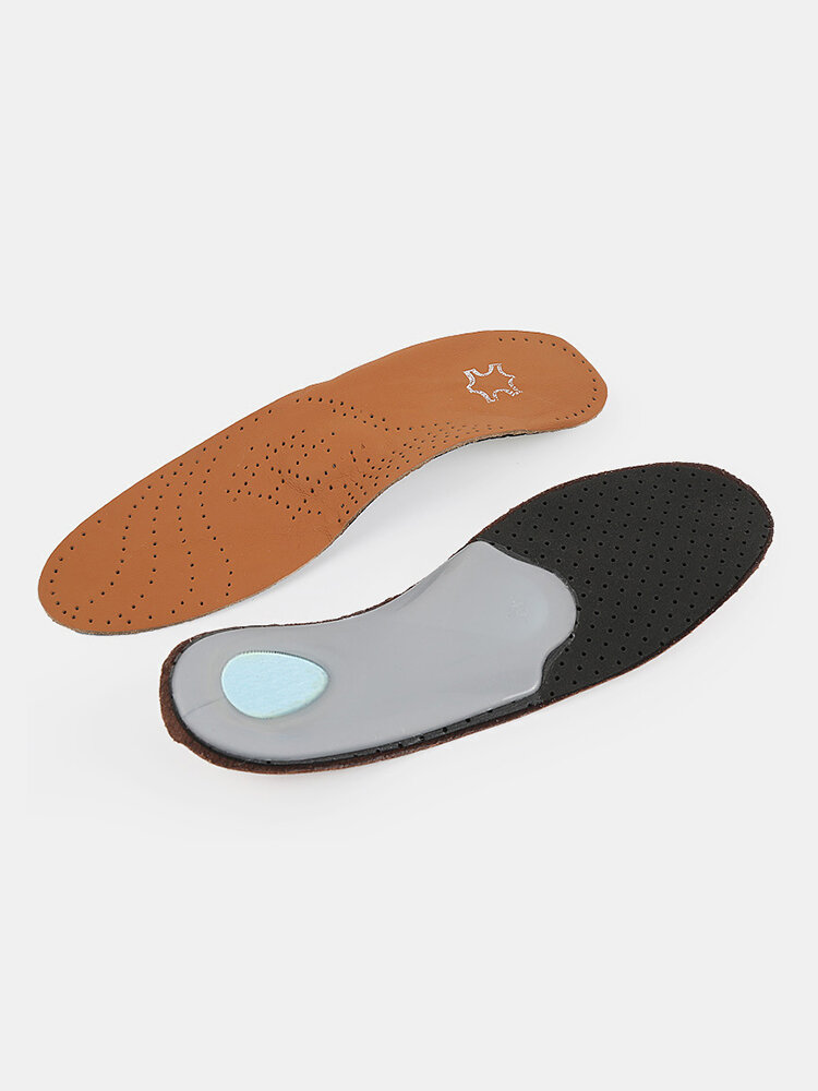 1 Pair Flat Feet Corrector Pad Arch Orthotic Insoles Sport Leisure Shock Absorption Pad Foot Care