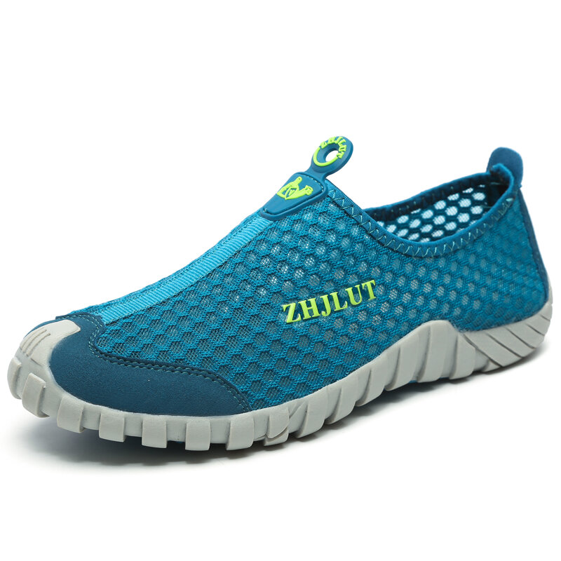 Men Mesh Breathable Anti-collision Slip On Outdoor Causal Sneakers