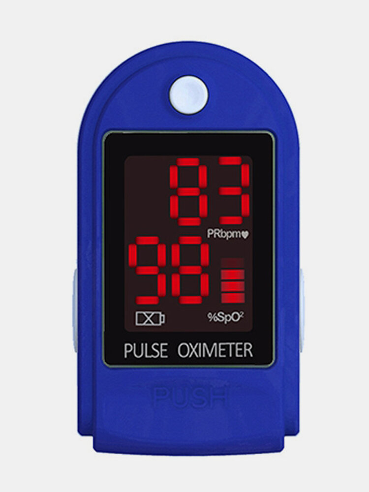 Fingertip SpO2 Pulse Rate Monitor Pulse Oximeter Blood Oxygen Monitor Finger Clip Blood Oxygen Meter