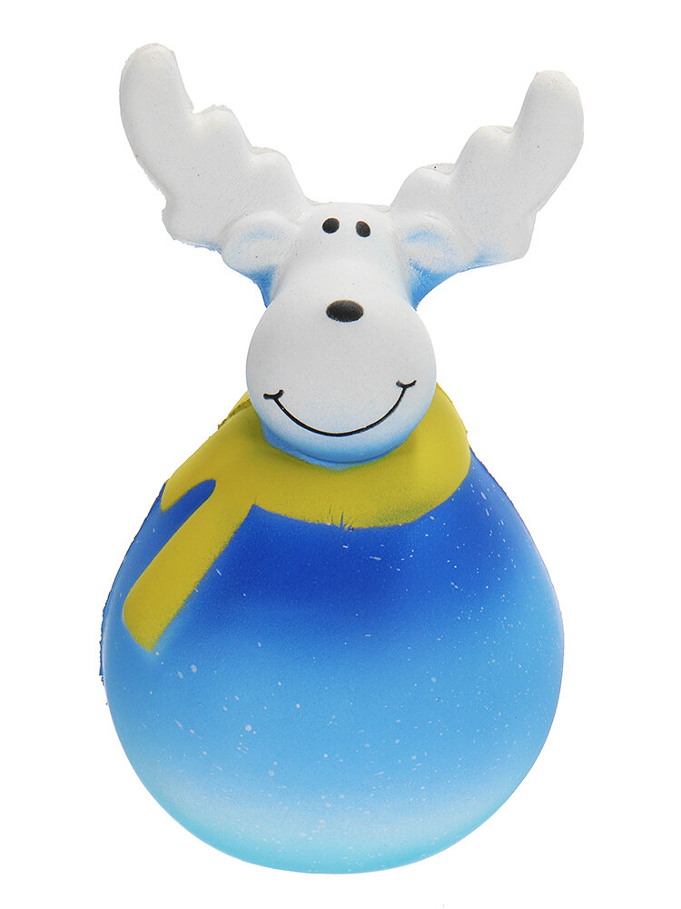 IKUURANI Elk Galaxy Squishy Subindo Lento Com Embalagem Soft Brinquedo