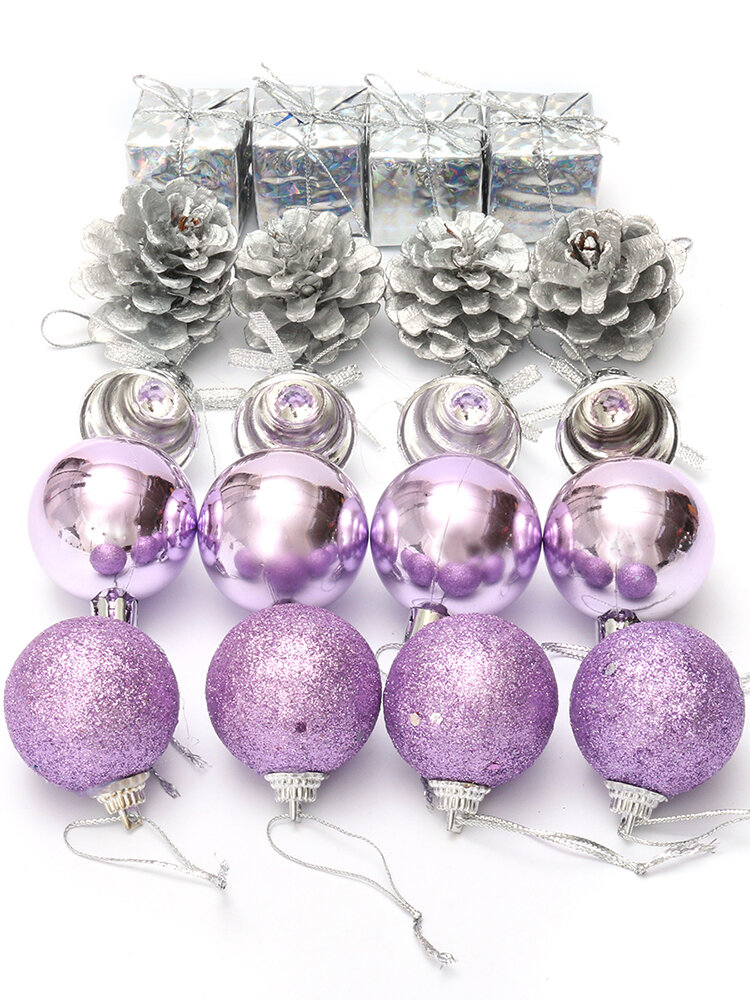 20 peças de árvore de natal penduradas bolas de natal enfeites de festa decoração para casa