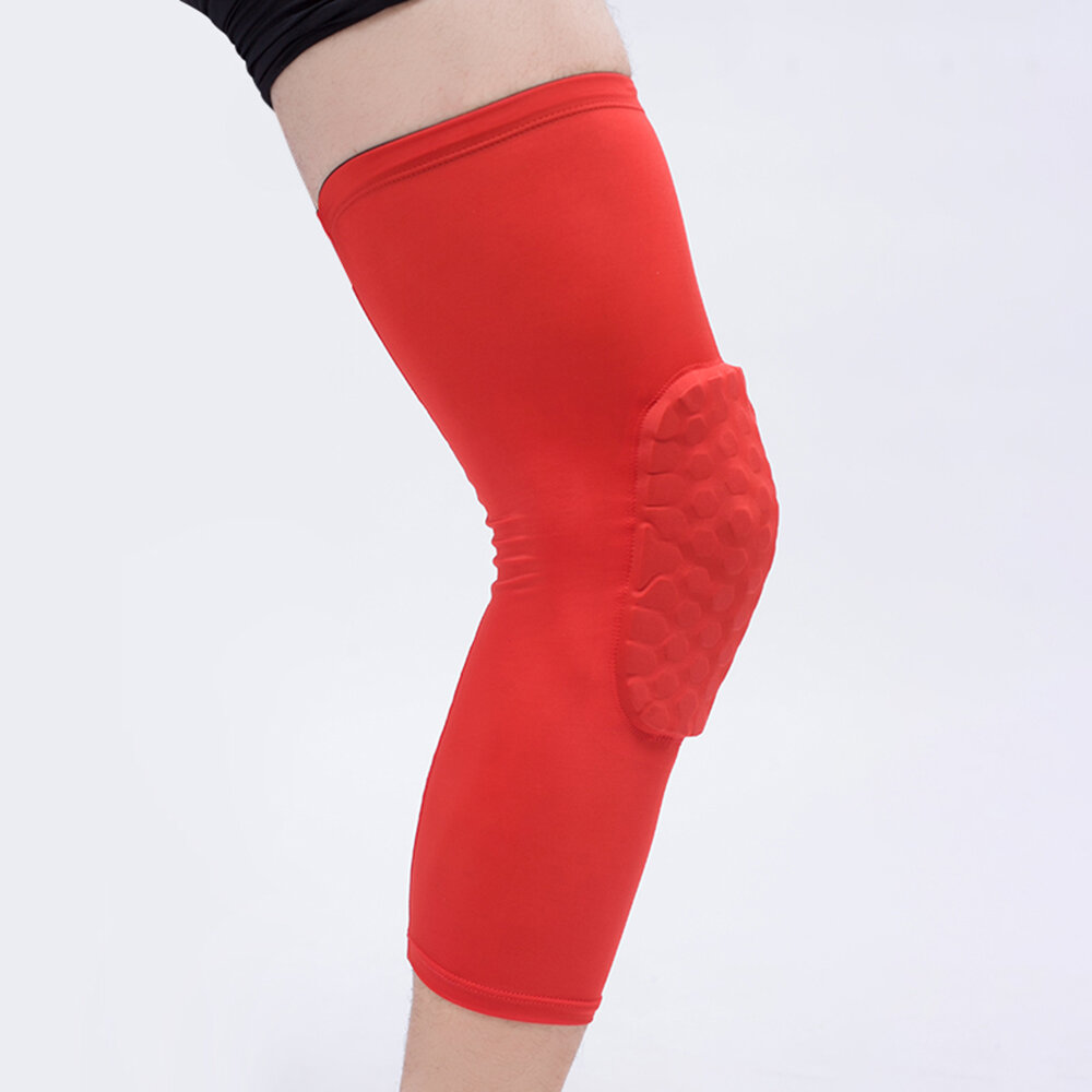 

Mens Womens Outdoor Sport Protective Knee Pads Anti-slip Collision Avoidance Knee Sleeve Kneepad, Black;white;red;purple;blue