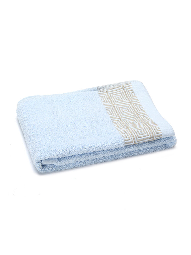 

3pcs Pure Cotton Thicken Bath Towel Set Water Absorbent Face Towel Bathroom Hotel, Blue;white;coffee