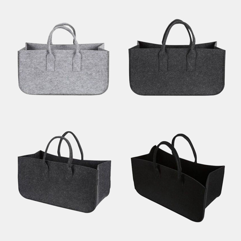 Felt Handbags Felt Storage Bags Custom Large Capacity Shopping Bags Felt Shopping Bags Advertising Bags