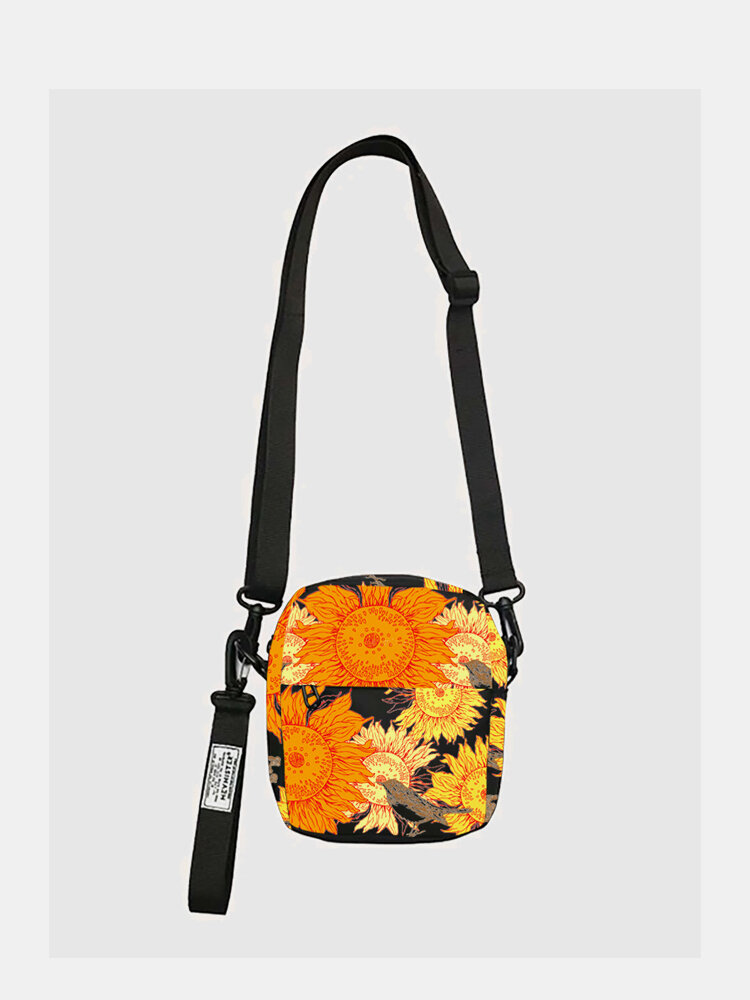 

Yellow Sunflower Hippie Bag