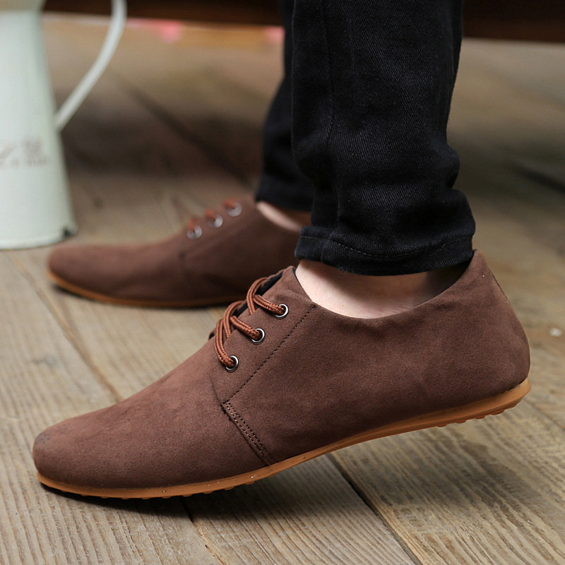 Men Casual  British Style Lace Flat