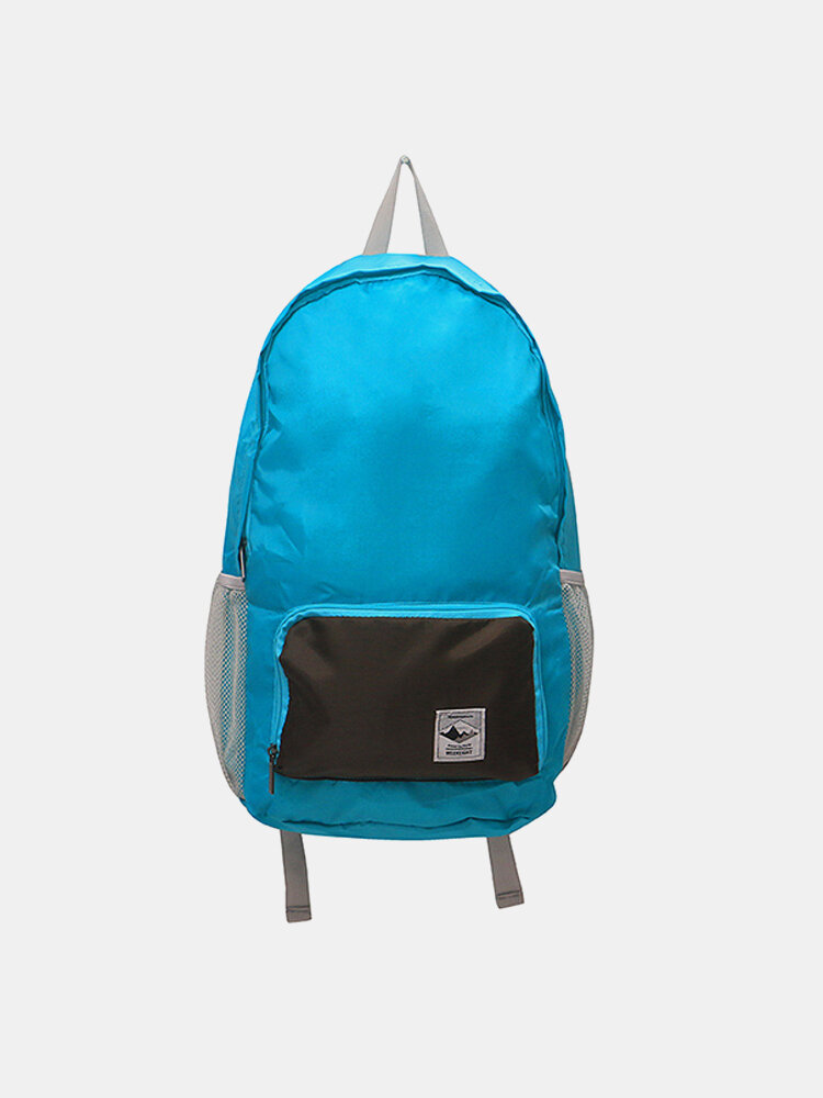Nylon Light Folding Portable Sports Outdoor Shoulder Bag Backpack