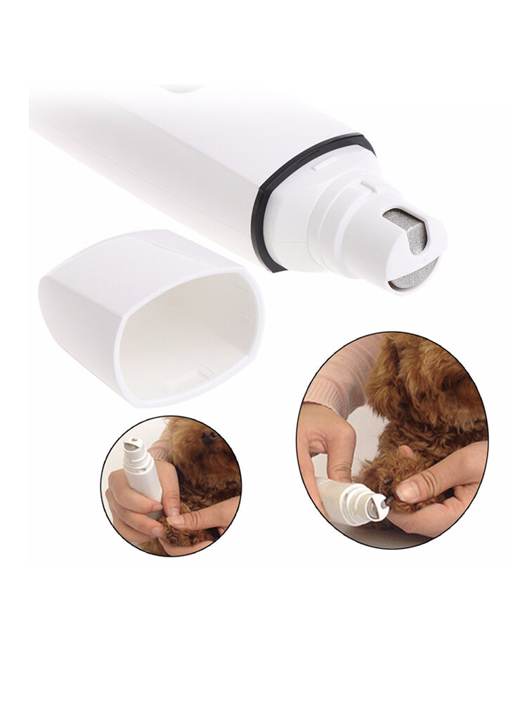 Electric Dog Nail Grinder Rechargeable Pet Nail File Portable Cat Paw Trimmer