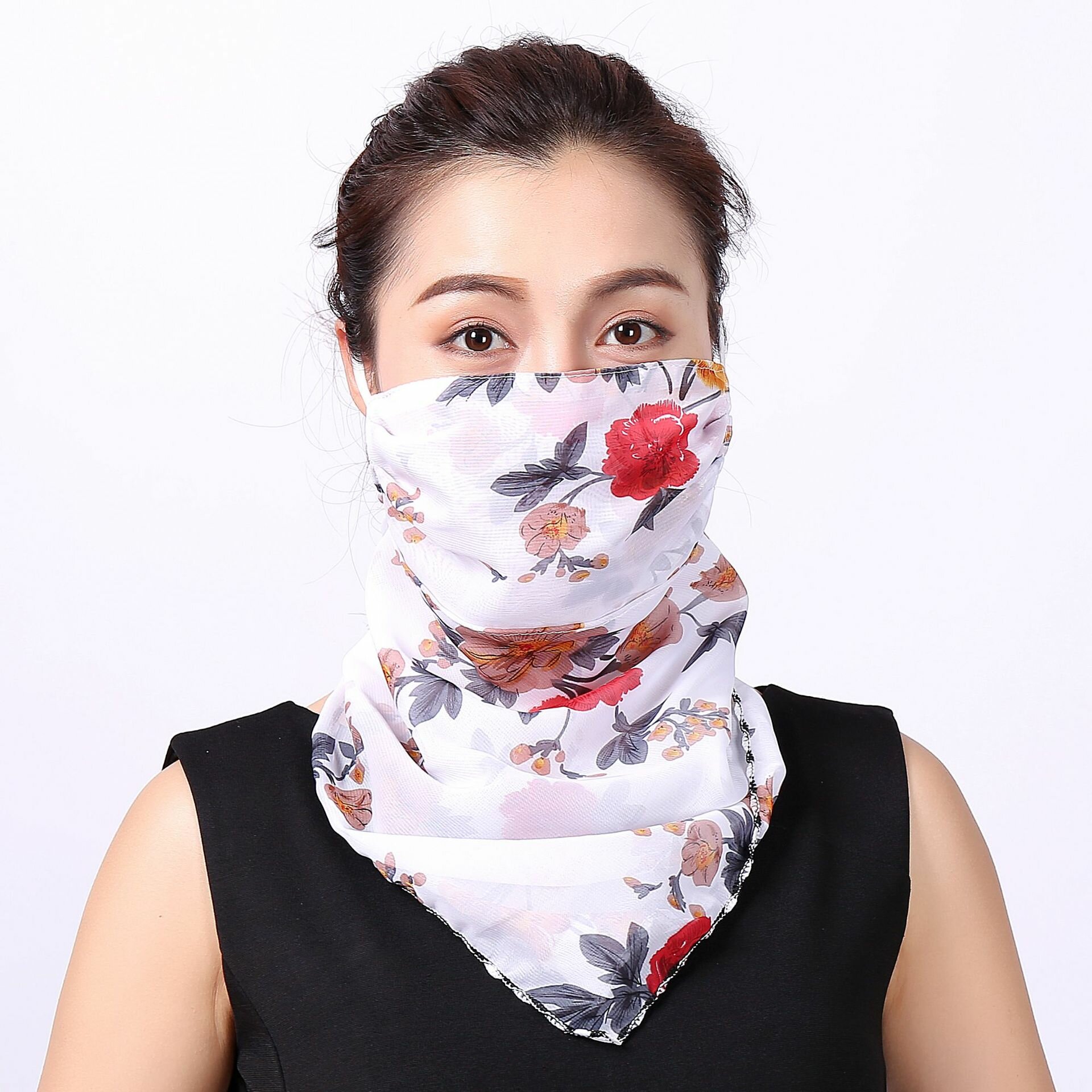 Quick-drying Summer Outdoor Breathable Riding Mask Printing Neck Protector Sunscreen Scarf Mask