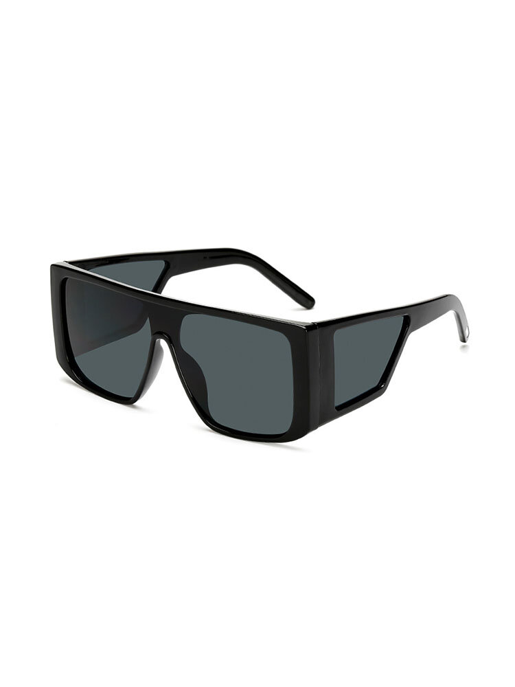 Anti-UV Square Retro Driving Glasses Fashion Outdoor Siamese Sunglasses