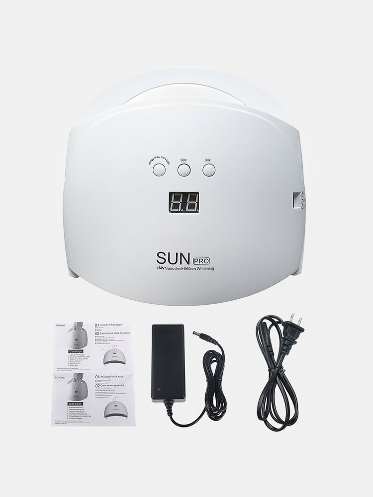 48 W Led Nail Lamp Smart Sensor UV Nail Dryer Quickly Dry Nail Machine For Nail Beauty