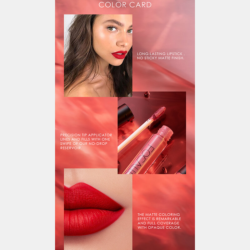 25 Colors Matte Lip Gloss Long-lasting Waterproof Non-Stick Cup Lip Glaze Lip Cosmetic