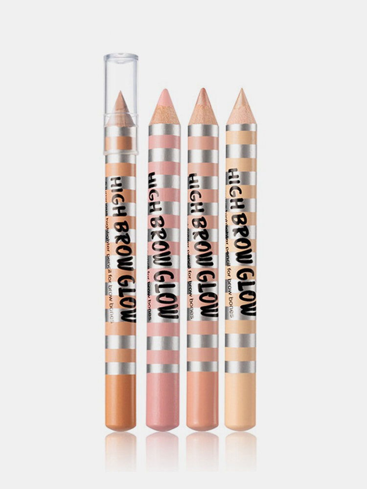 4 ألوان متعددة الأغراض قلم تمييز قلم الحواجب Pearlescent ضد للماء قلم خافي للعيوب