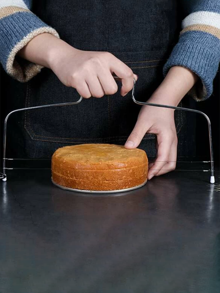 خبز كعكة الفاصل طبقة مزدوجة خط كعكة