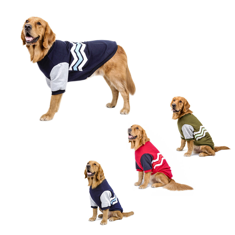 Fashion Comfortable Large Pet Dog Cotton Clothes In Winter Big Dog Clothes Winter Sweater