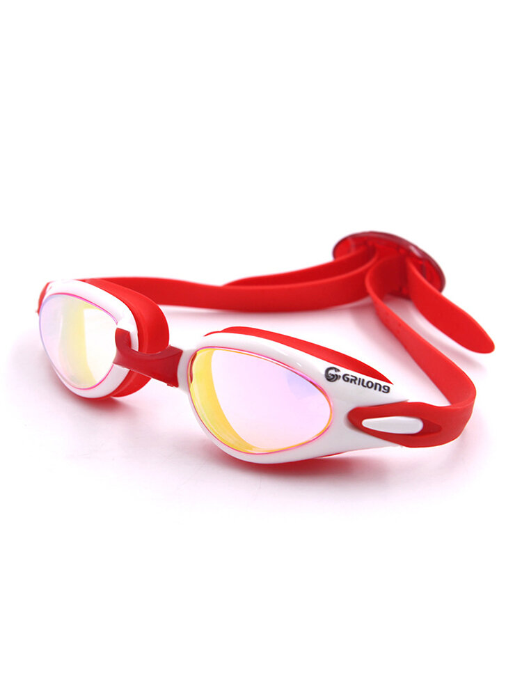 Men Women Seal Waterproof Adjustable Removable Transparent Lens Outside Swimming Glasses
