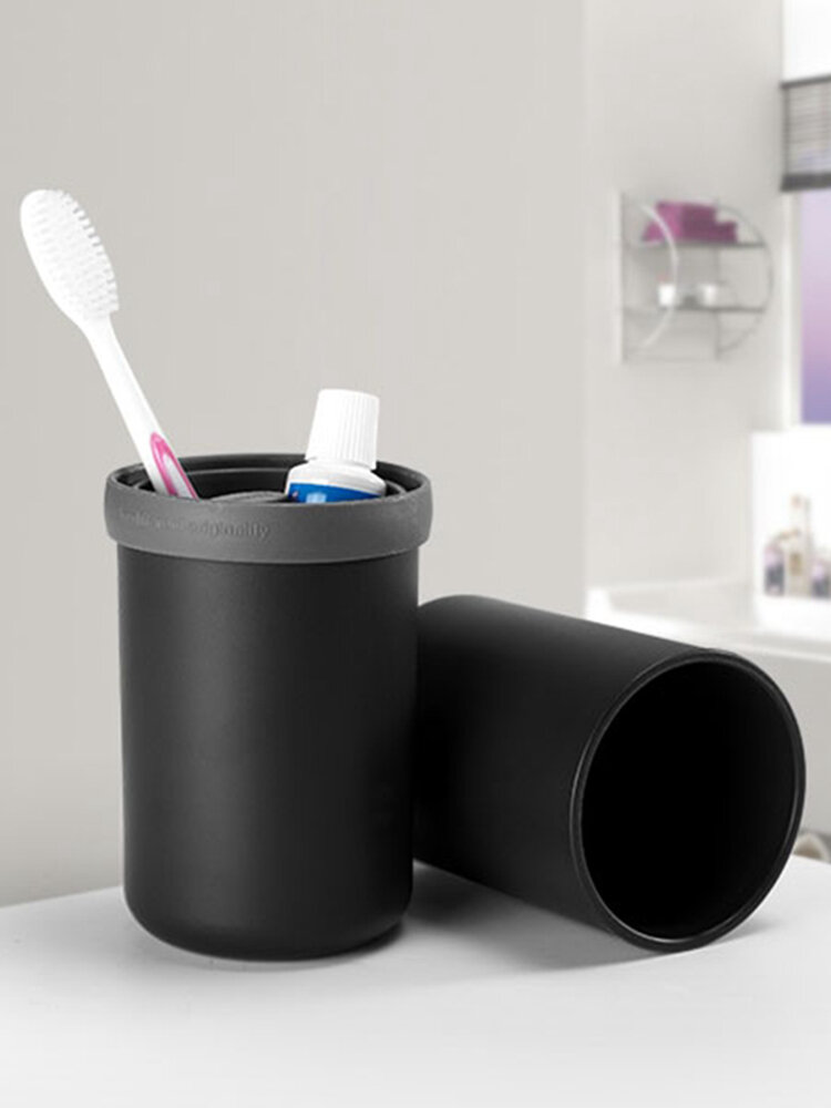 KCASA Different Color Portable Toothbrush Cup Toothpaste Box Handy Travel Toothbrush Toothpaste Cups