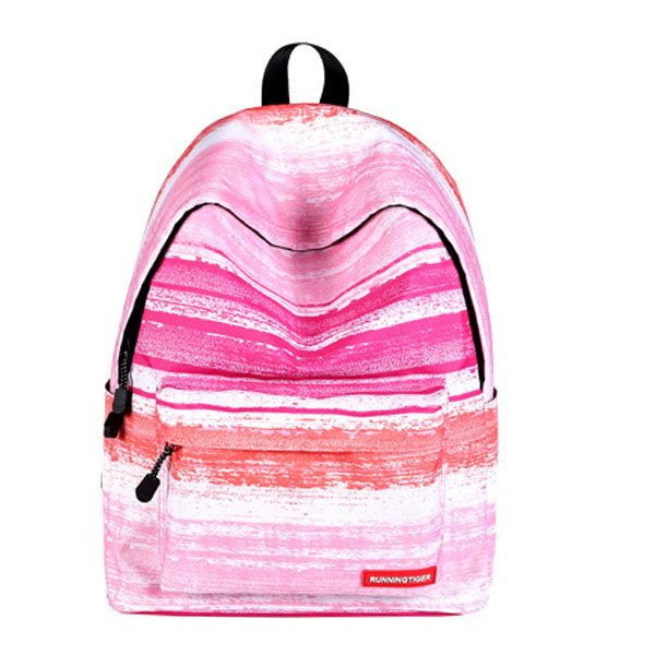 Women Casual Polyester Backpack Starry Sky Travel School Bag