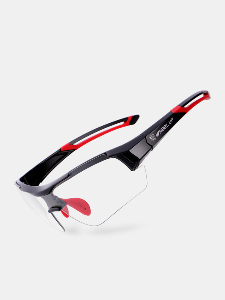 Wheelup Mountain Bike Discoloration Riding Glasses All-Weather Ultra-Light Running Sunglasses