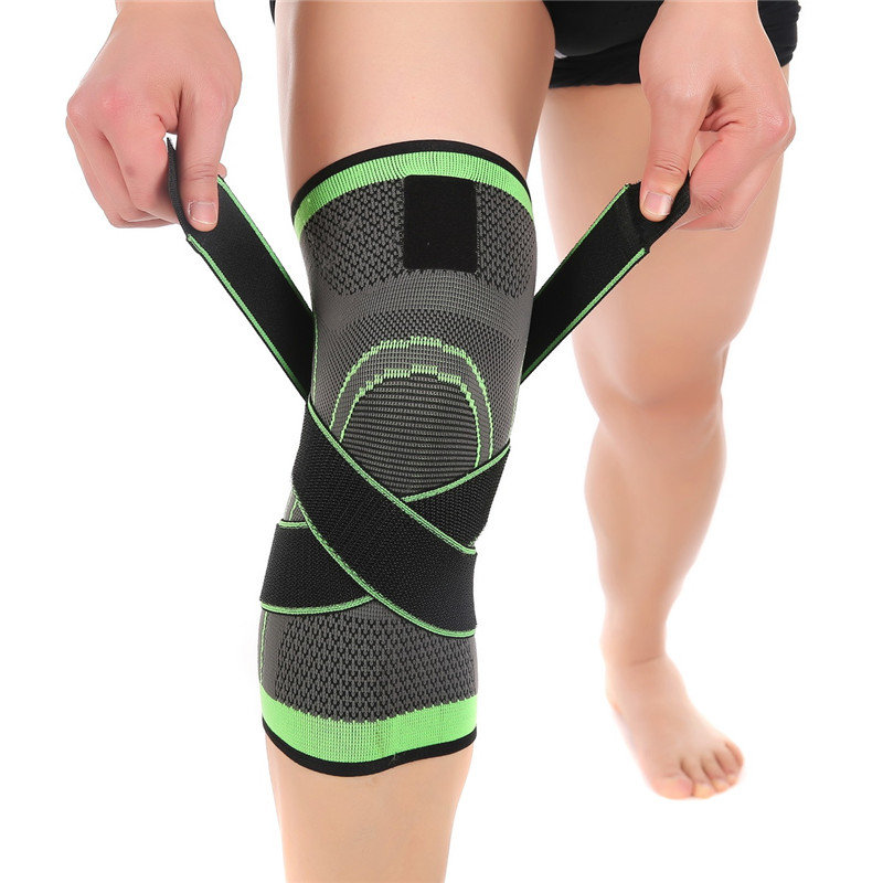 3D Weaving Pressurization Knee Pad Outdoor Sports Professional Protective Sports Knee Support Pad